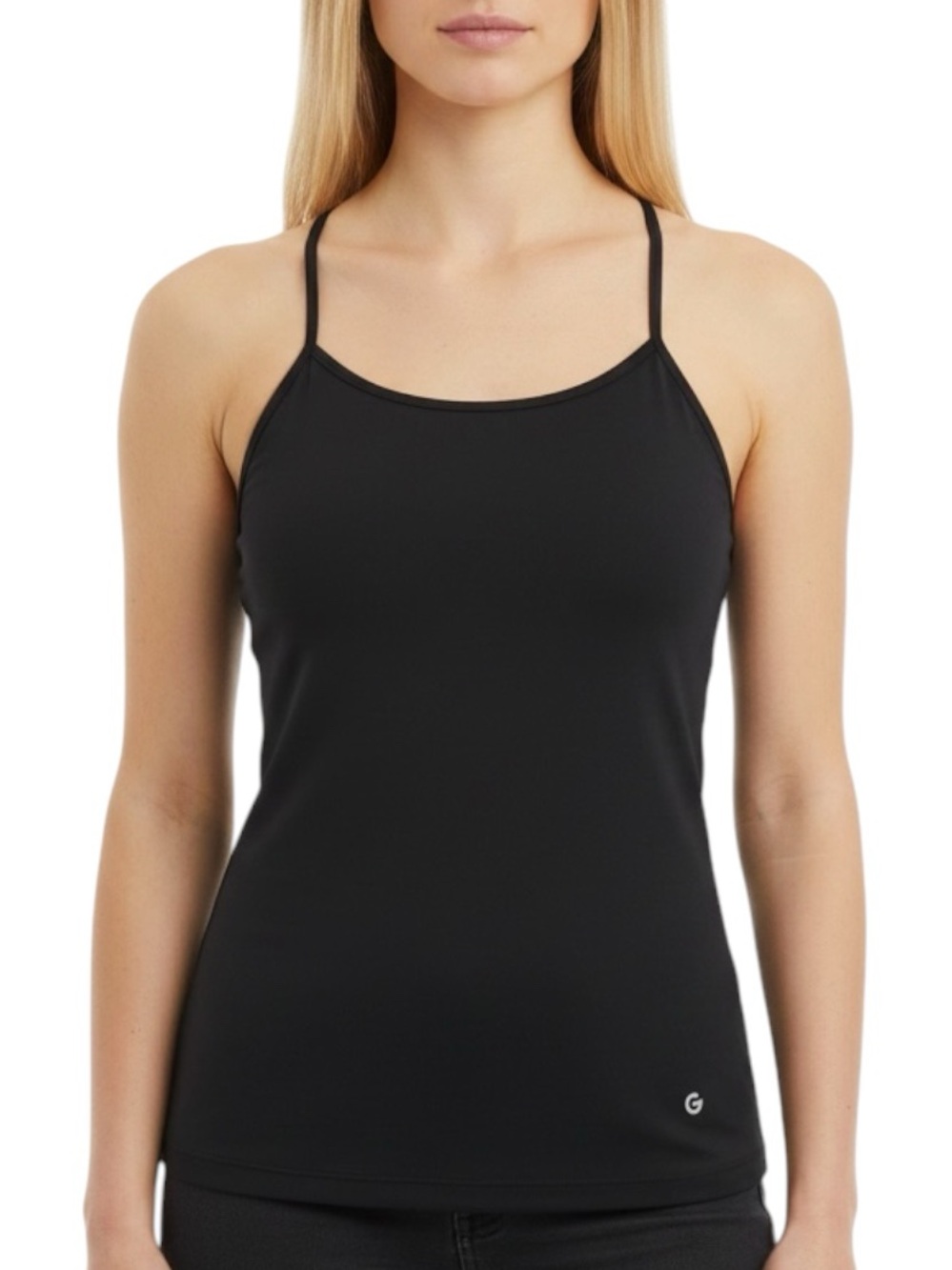 🔃Glowmode FeatherFit Black Active Tank Top